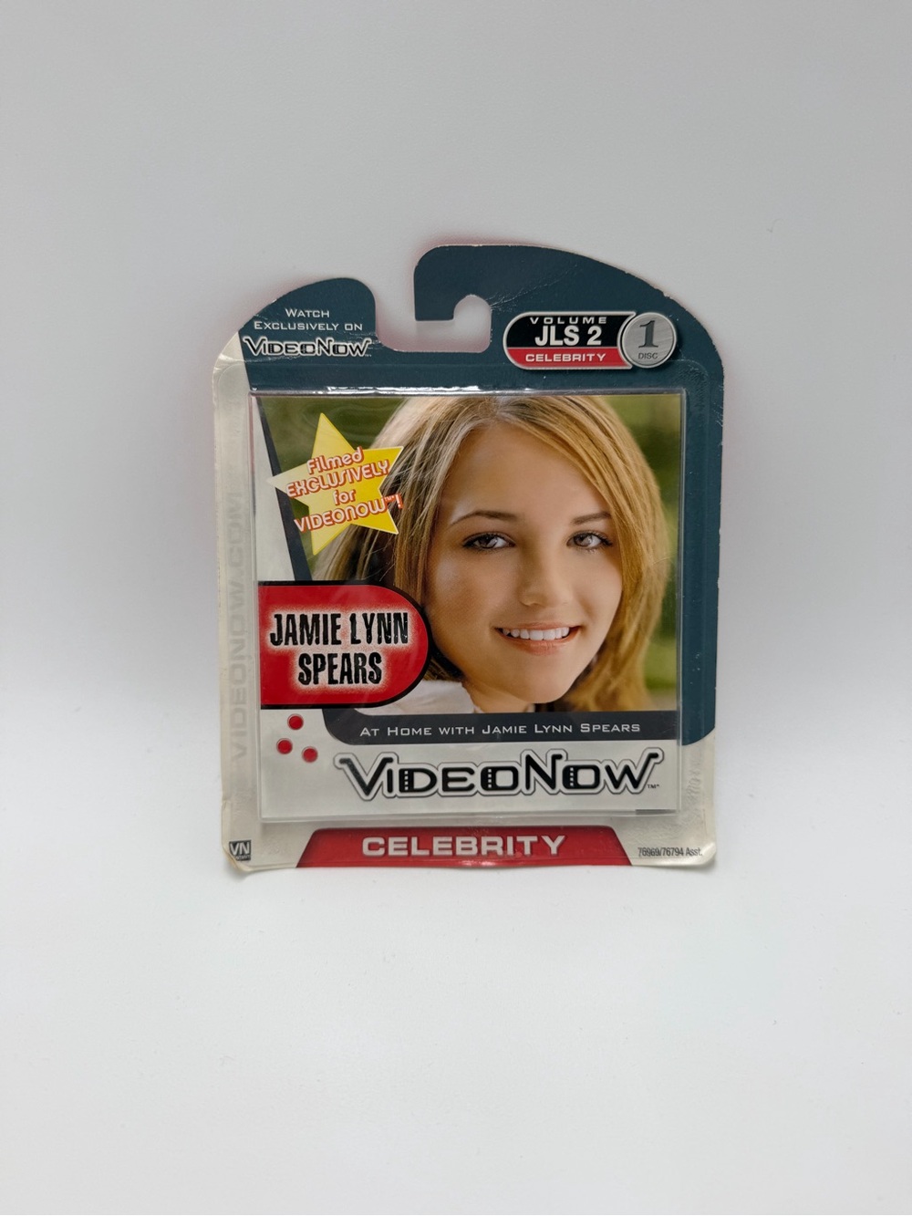 NEW VideoNow Jamie Lynn Spears JLS 2 Celebrity PVD Disc Sealed Tiger Electronics
